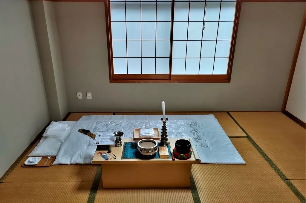 千代会館の安置室